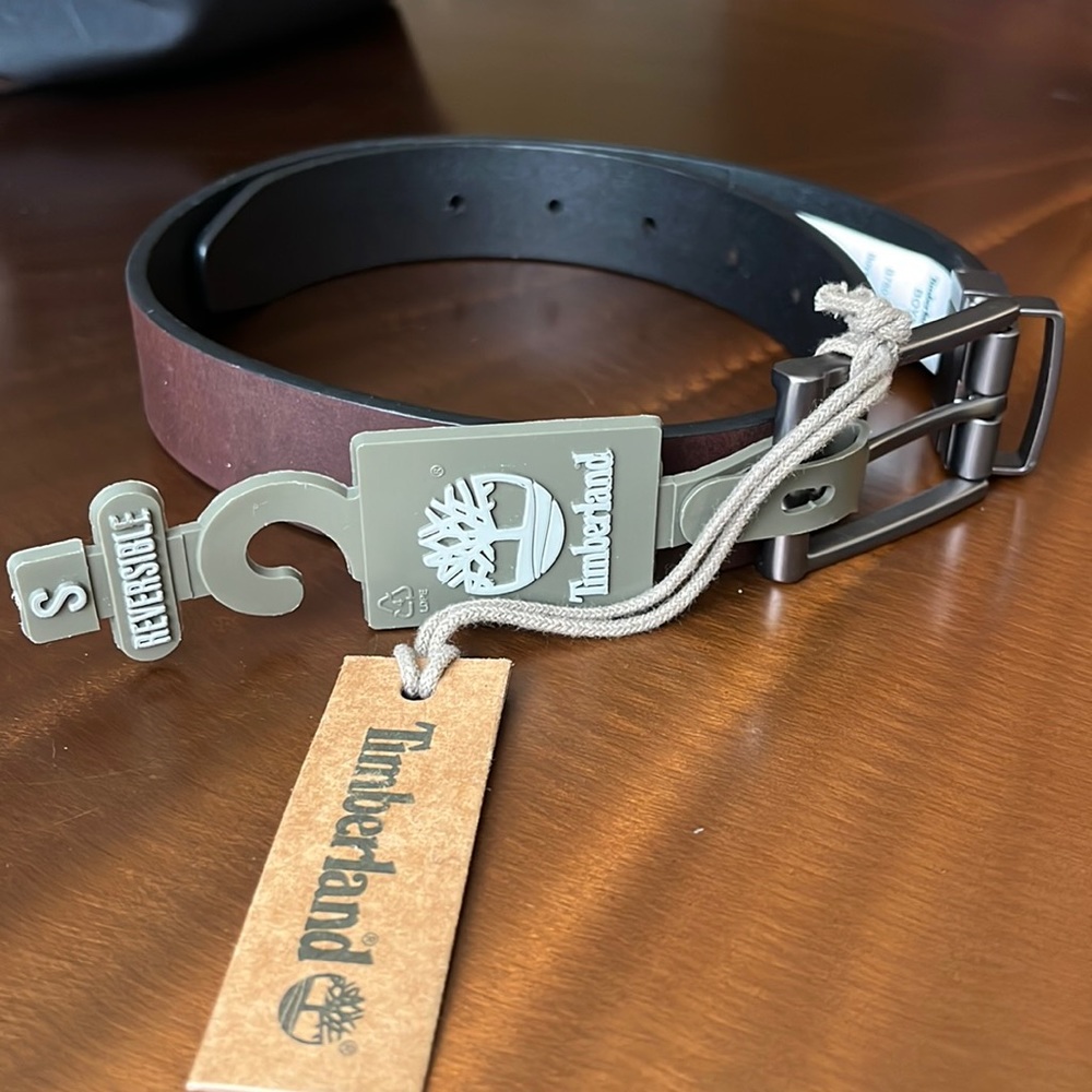 Timberland belt for boys size s reversible